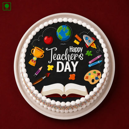  Teachers Day Books Theme Cake - Gurgaon, Delhi & Noida