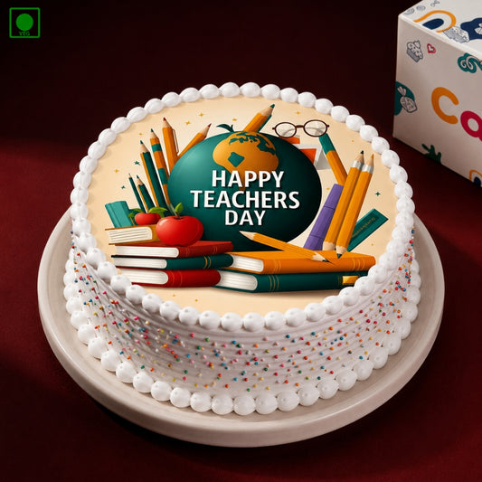  Teachers Day Books Theme Cake - Gurgaon, Delhi & Noida
