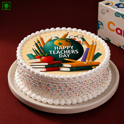  Teachers Day Books Theme Cake - Gurgaon, Delhi & Noida