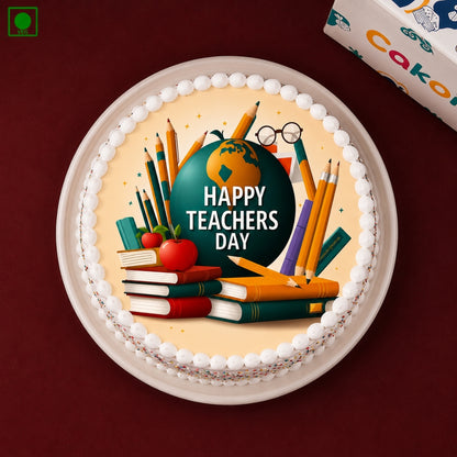  Teachers Day Books Theme Cake - Gurgaon, Delhi & Noida