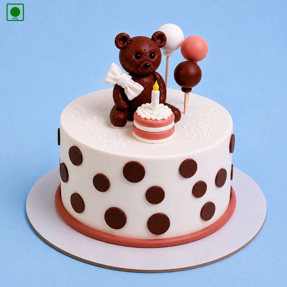 Teddy Bear Kids Cake - Gurgaon, Delhi & Noida
