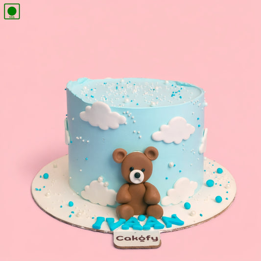 Teddy Bear Sky Cake - Gurgaon & Delhi NCR | Cakofy