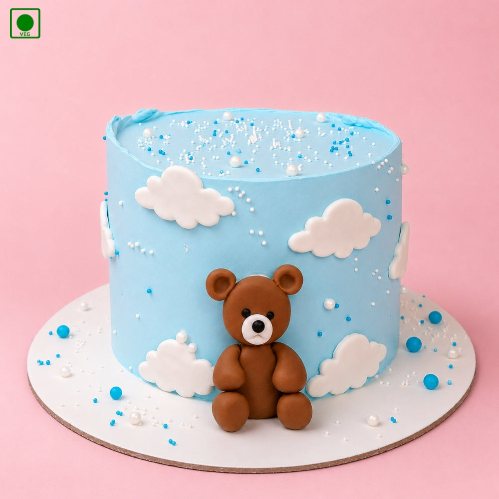 Teddy Bear Sky Cake - Gurgaon, Delhi & Noida
