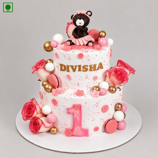 Teddy Bear Princess Cake – Gurgaon, Delhi & Noida