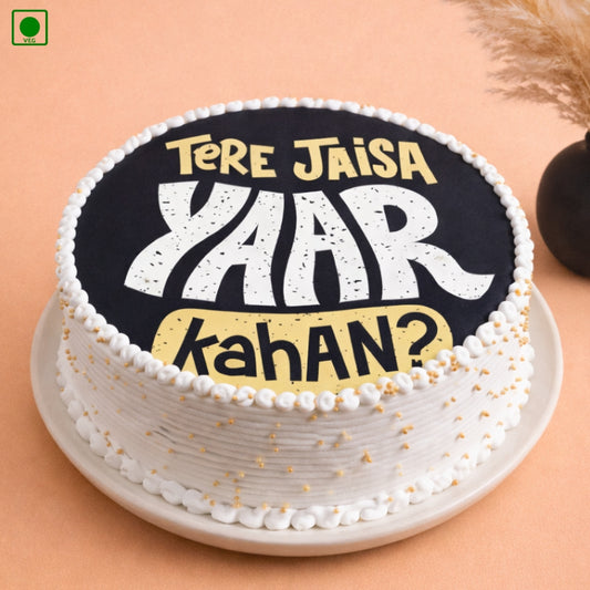 Tere Jaisa Yaar Kahan Cake - Gurgaon & Delhi NCR | Cakofy