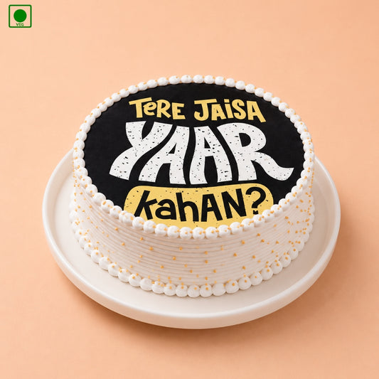 Tere Jaisa Yaar Kahan Cake - Gurgaon, Delhi & Noida