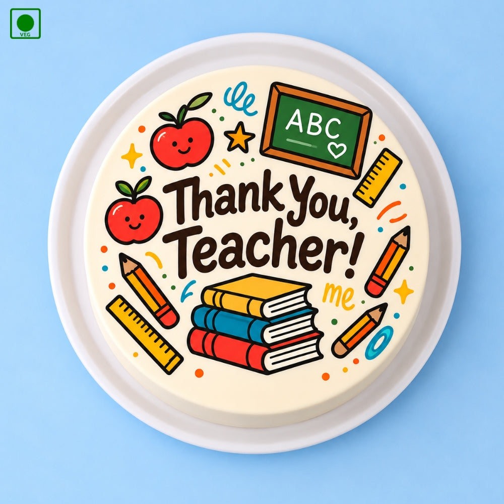 Thank You Teacher Bento Cake – Gurgaon, Delhi & Noida