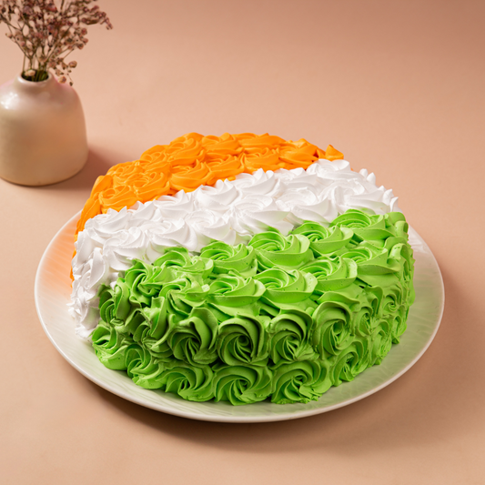 Tricolor Cake for Independence Day - Cakofy online