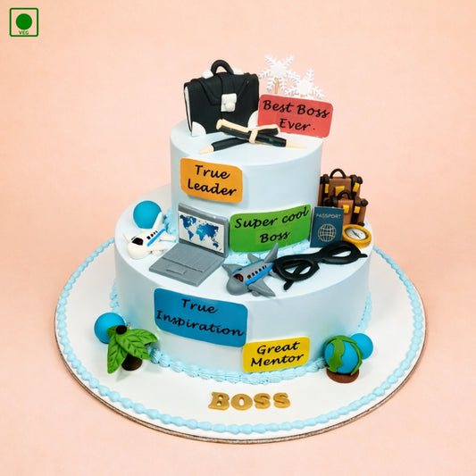 Travel Lover Theme Cake – Gurgaon & Delhi NCR | Cakofy