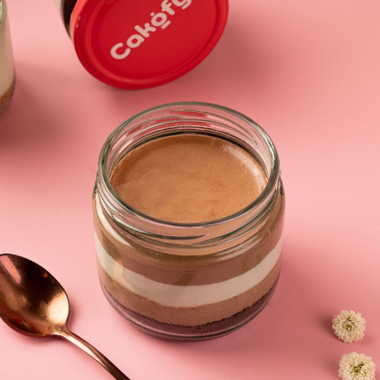 Trio Mousse Jar - Gurgaon & Delhi NCR | Cakofy