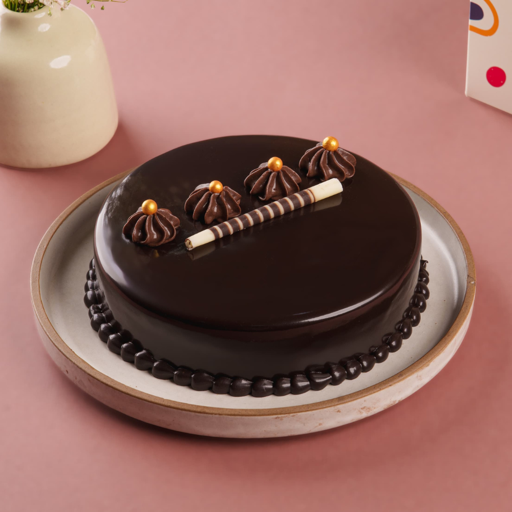 Choco Truffle Flower Design Cake- Cake Gurgaon & Delhi NCR | Cakofy