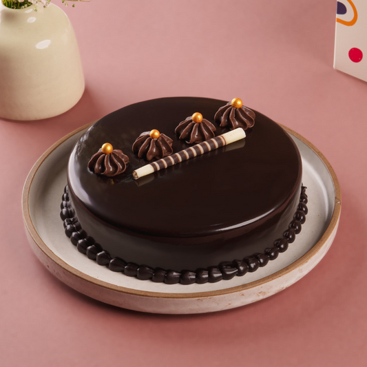 Choco Truffle Flower Design Cake- Cake Gurgaon & Delhi NCR | Cakofy