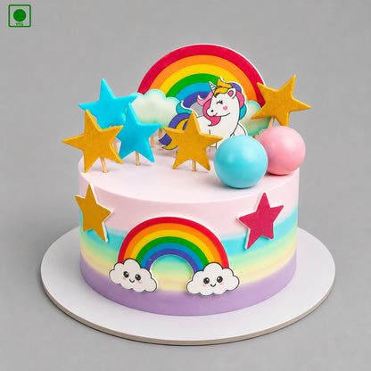 Unicorn Star Theme Cake - Gurgaon, Delhi & Noida