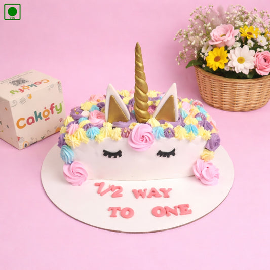 Unicorn Half Cake - Gurgaon & Delhi NCR | Cakofy