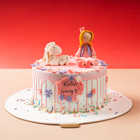 Unicorn with Girl Cake Gurgaon & Delhi NCR | Cakofy