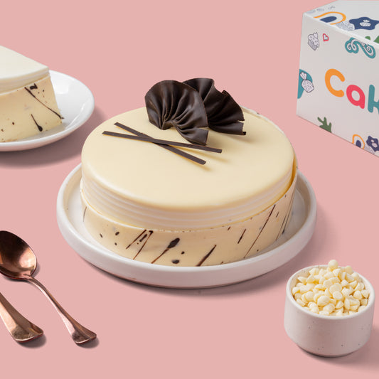 Vanilla Flower Cake – Gurgaon & Delhi NCR | Cakofy