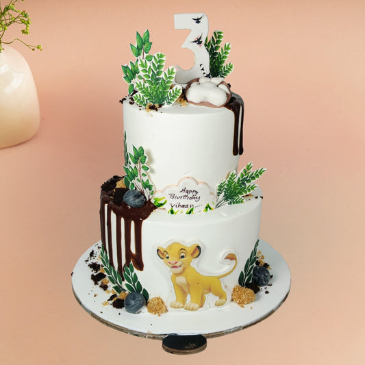 Lion King Theme Cake