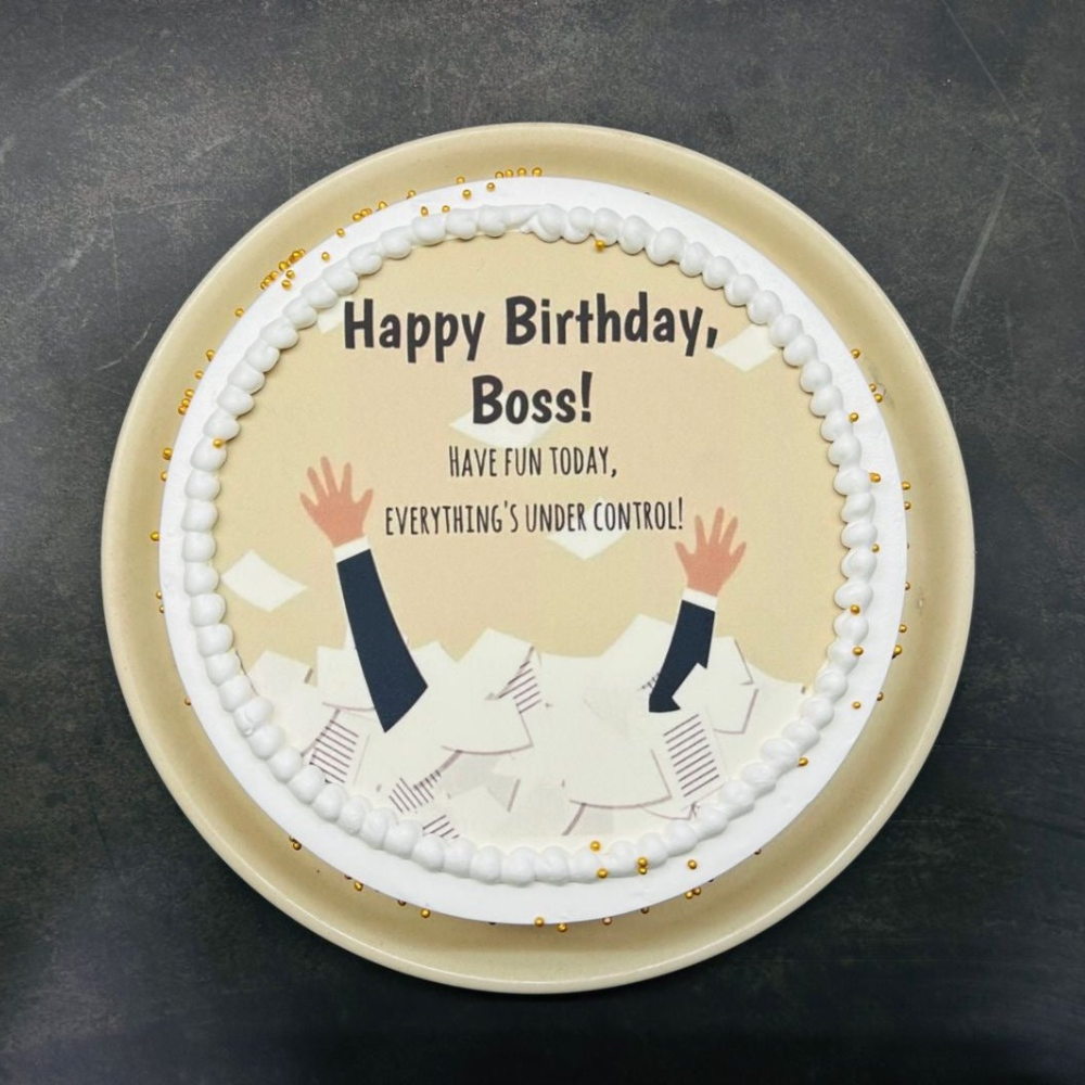 Happy Birthday Boss Cake