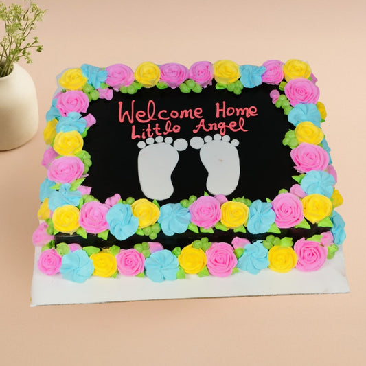 Welcome Home Little Angel Cake - Gurgaon & Delhi NCR | Cakofy