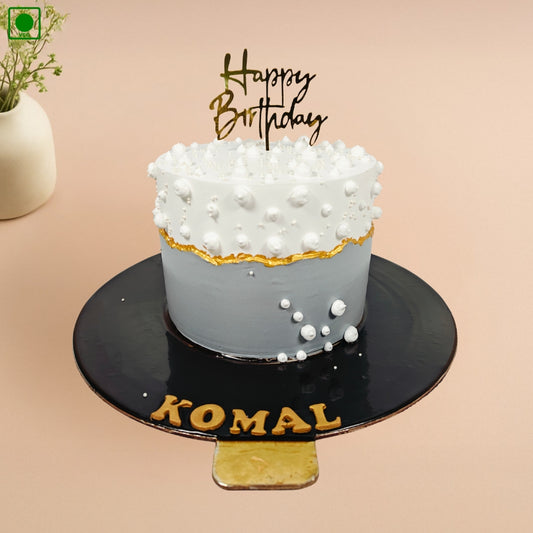 White Pearl Designer Cake - Gurgaon & Delhi NCR | Cakofy