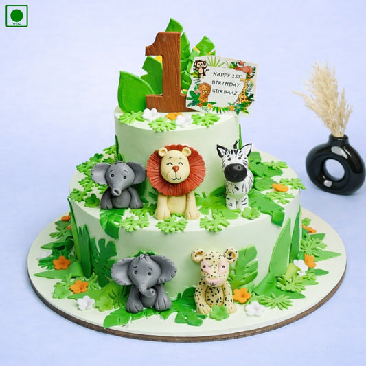 Wild Safari Animal Cake - Gurgaon & Delhi NCR | Cakofy