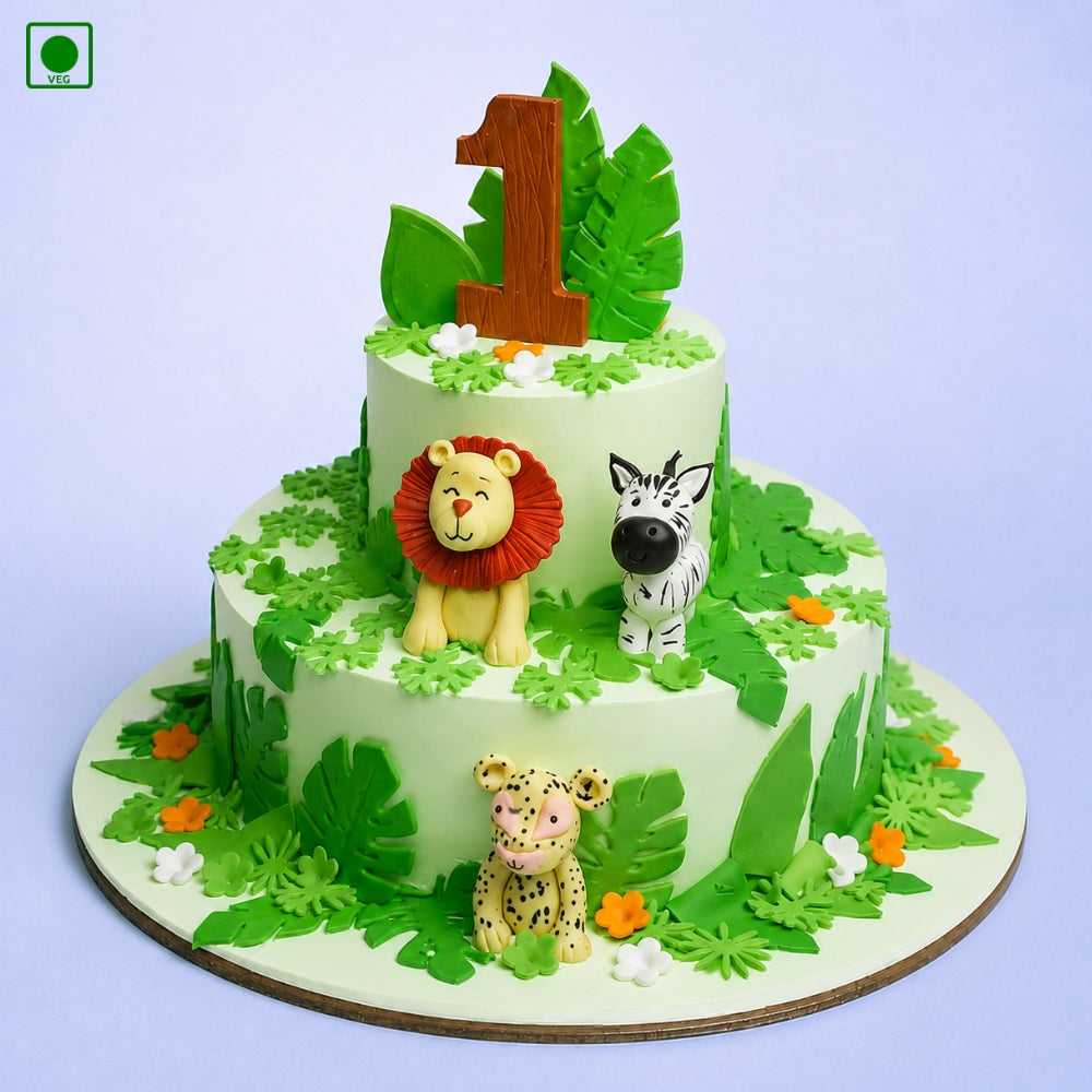 Wild Safari Animal Cake - Gurgaon, Delhi & Noida