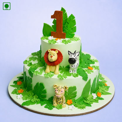 Wild Safari Animal Cake - Gurgaon, Delhi & Noida