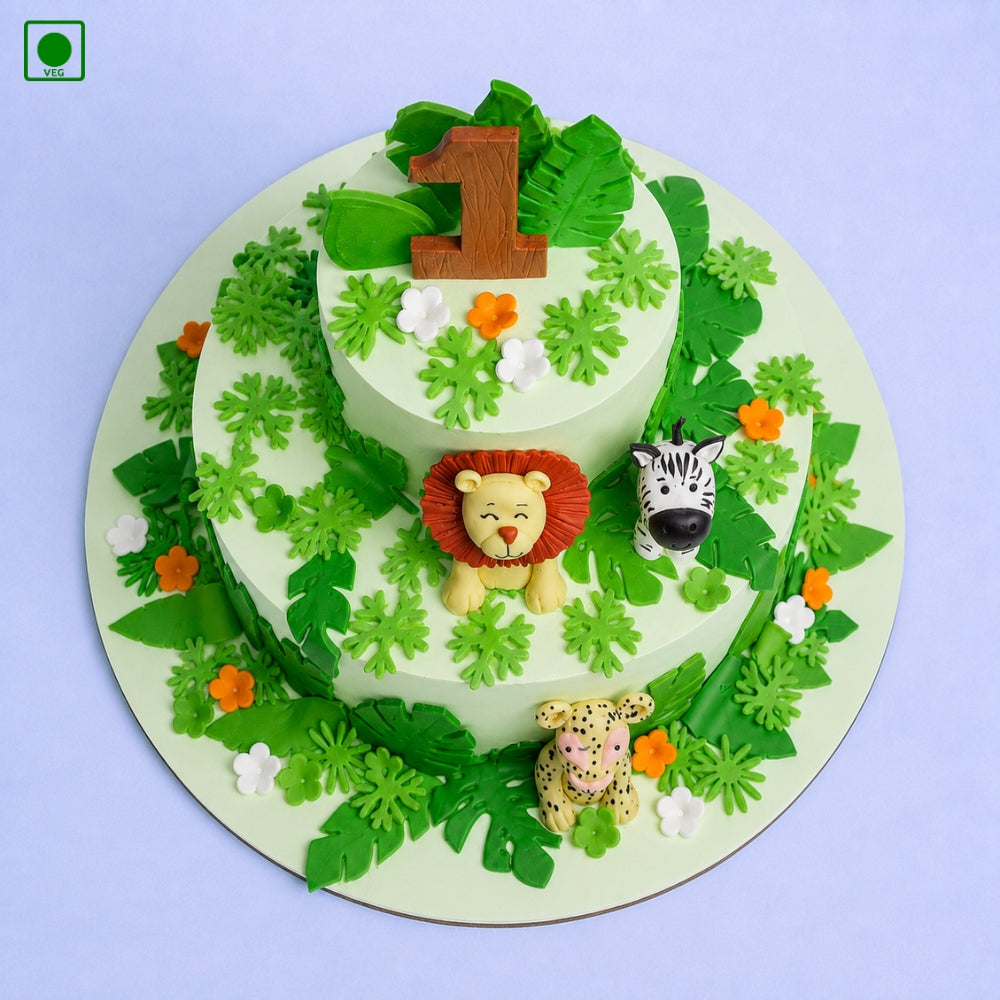 Wild Safari Animal Cake - Gurgaon, Delhi & Noida