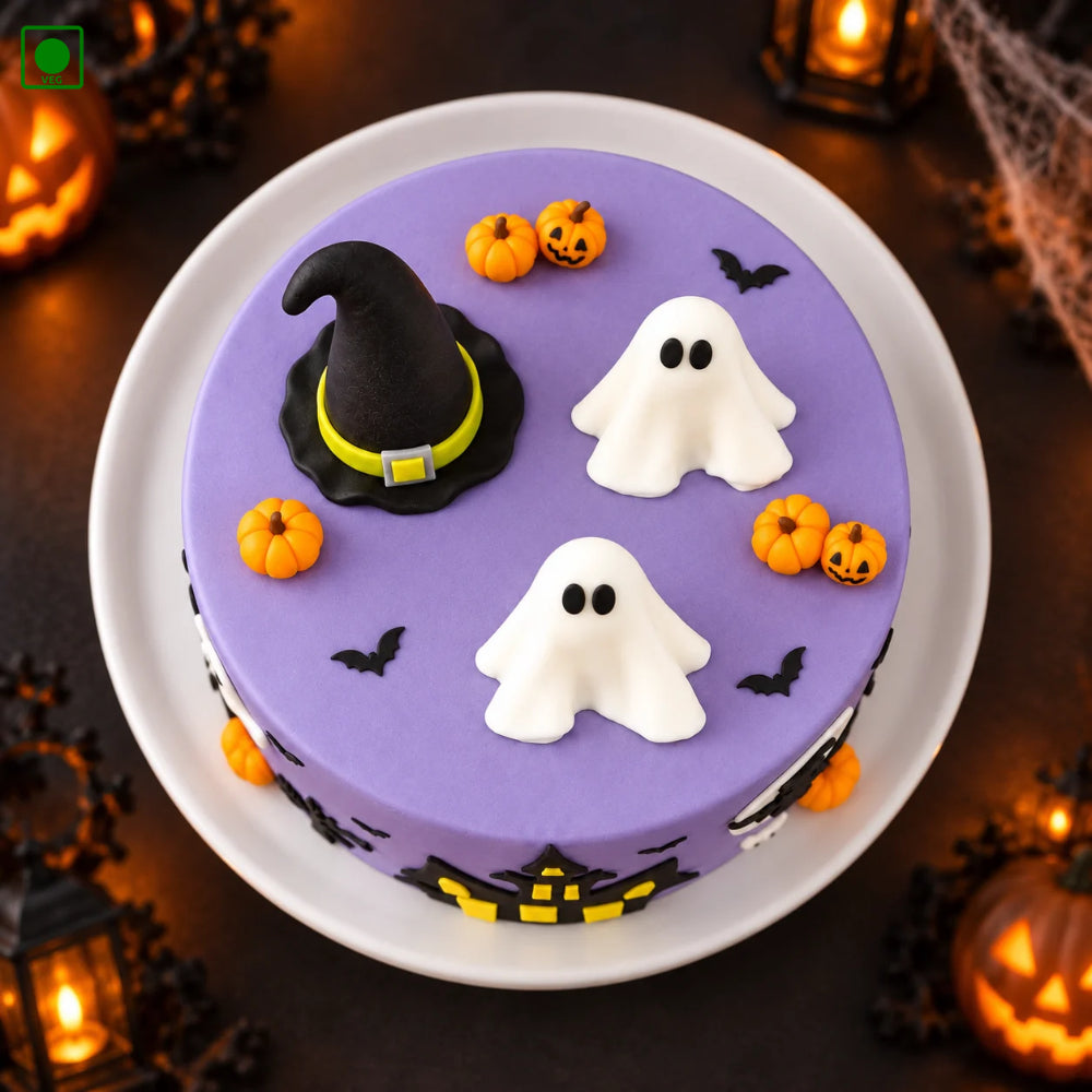 Witch Hat Halloween Cake - Gurgaon, Delhi & Noida