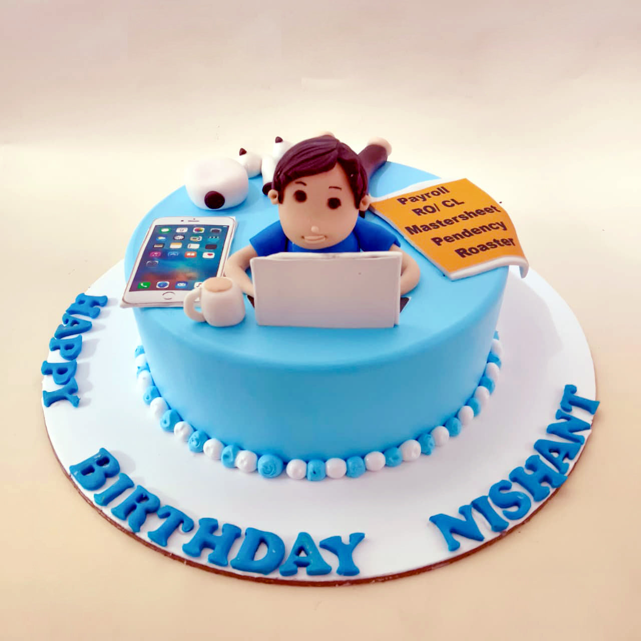 Work From Home Theme Cake – Gurgaon & Delhi NCR | Cakofy